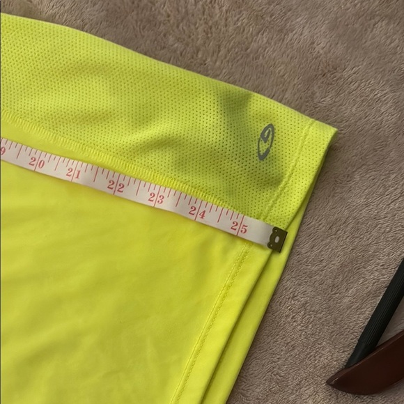 Champion Neon Yellow V-Neck L/S Shirt - Picture 7 of 7